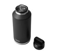 YETI Rambler Bouteille isotherme en acier inoxydable avec bouchon Chug - 1890 ml - Noir