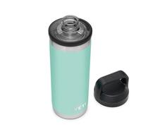 YETI Rambler Bouteille isotherme en acier inoxydable avec bouchon Chug - 532 ml - Écume de mer