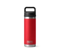 YETI Rambler Bouteille isotherme en acier inoxydable avec bouchon Chug - 532 ml - Rouge sauvetage