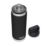YETI Rambler Bouteille isotherme en acier inoxydable avec bouchon Chug - 769 ml - Noir