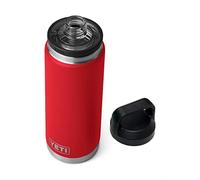 YETI Rambler Bouteille isotherme en acier inoxydable avec bouchon Chug - 769 ml - Rouge Rescue