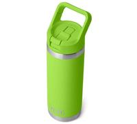 YETI Rambler C Bouteille à paille, Bouteille en acier inoxydable à isolation sous vide avec bouchon à paille étanche, Venom, 18 oz (532 ml)