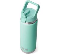 YETI Rambler C Straw Bottle, Stainless Steel Vacuum Insulated Bottle with Straw Cap, Seafoam, 26 oz (769 ml)