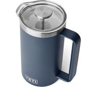 YETI Rambler Cafetière à piston avec doublure en céramique DuraSip, bleu marine, 1 l