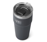 YETI Rambler Cup - Gobelet isotherme en acier inoxydable avec couvercle Magslider, 591 ml, gris anthracite