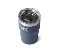 YETI Rambler Cup, Vacuum Insulated Stainless Steel Stackable Cup with Magslider Lid, Navy, 16 oz (475 ml)