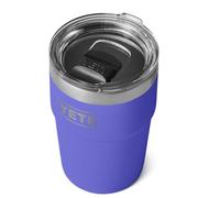 YETI Rambler Cup, Vacuum Insulated Stainless Steel Stackable Cup with Magslider Lid, Ultra Marine Violet, 16 oz (475 ml)