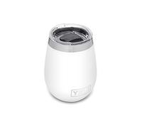 YETI Rambler 10 oz Wine Tumbler, Vacuum Insulated, Stainless Steel with MagSlider Lid, White