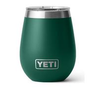 YETI Rambler Gobelet à vin isotherme en acier inoxydable avec couvercle Magslider, noir forêt, 296 ml