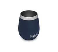 YETI Rambler Gobelet vin 10 oz isol sous vide en acier inoxydable bleu marine