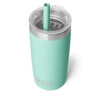 YETI Rambler Jr Gobelet pour enfants de 305 ml avec couvercle avec paille | Gobelet isotherme avec couvercle résistant aux éclaboussures et paille en silicone (295 ml), compatible avec porte-gobelet