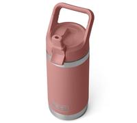 YETI Rambler Jr Kids Bottle, Vacuum Insulated Stainless Steel Bottle with Straw Cap, Sandstone Pink, 12 oz (354 ml)
