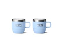 YETI Rambler Lot de 2 tasses à expresso isothermes sous vide, en acier inoxydable, empilables, grand bleu ciel, 177 ml