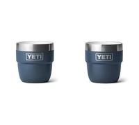 YETI Rambler Lot de 2 tasses empilables, bleu marine, 118 ml