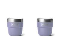 YETI Rambler Lot de 2 tasses empilables en acier inoxydable pour expresso/café isotherme, lilas cosmique de 118 ml