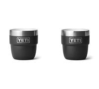 YETI Rambler Lot de 2 tasses empilables Noir 118 ml