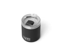 YETI Rambler Lowball de 295 ml avec doublure en céramique DuraSip - Gobelet Lowball empilable en acier inoxydable avec couvercle MagSlider, noir