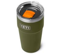 YETI Rambler Mug isotherme Olive/King Crab Orange 20 oz / 591 ml | Tasse à café à emporter isotherme avec couvercle MagSlider amovible, gobelet isotherme en acier inoxydable