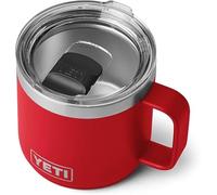 YETI Rambler Mug, Vacuum Insulated Stainless Steel Stackable Mug with Magslider Lid, Rescue Red, 14 oz (414 ml)