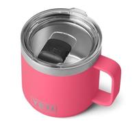 YETI Rambler Mug, Vacuum Insulated Stainless Steel Stackable Mug with Magslider Lid, Tropical Pink, 14 oz (414 ml)