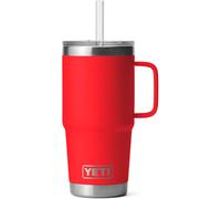 Yeti - Tasse isotherme - Rambler 25 Oz Straw Mug Rescue Red en Bois - Rouge Rouge