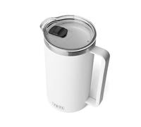 YETI Rambler Pichet isotherme en acier inoxydable avec couvercle MagSlider, blanc, 1892 ml