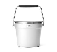 YETI Rambler Seau à boisson et à glace avec couvercle Blanc 7,6 l | Seau à glace isotherme à double paroi avec poignée robuste pour bouteilles, canettes et divertissements en plein air