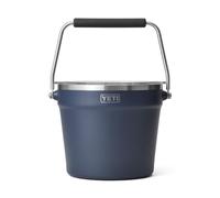 YETI Rambler Seau à boisson et à glace avec couvercle Bleu marine 7,6 l | Seau à glace isotherme à double paroi avec poignée robuste pour bouteilles, canettes et divertissements en plein air