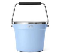 YETI Rambler Seau à glace isotherme à double paroi avec couvercle, grand bleu ciel