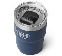 YETI Rambler Stackable Cup with Durasip Ceramic Lining, Vacuum Insulated, Stainless Steel Cup with Magslider Lid, Navy, 8 oz (236 ml)