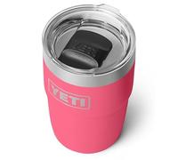 YETI Rambler Stackable Cup with Durasip Ceramic Lining, Vacuum Insulated, Stainless Steel Cup with Magslider Lid, Tropical Pink, 8 oz (236 ml)