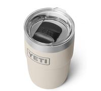 YETI Rambler Stackable Cup with Durasip Ceramic Lining, Vacuum Insulated, Stainless Steel Cup with Magslider Lid, Cape Taupe, 8 oz (236 ml)
