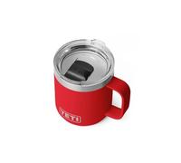 YETI Rambler Stackable Mug with Durasip Ceramic Lining, Vacuum Insulated Stainless Steel Mug with Magslider Lid, Rescue Red, 10 oz (295 ml)