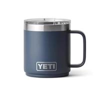 YETI Rambler Stackable Mug with Durasip Ceramic Lining, Vacuum Insulated Stainless Steel Mug with Magslider Lid, Navy, 10 oz (295 ml)
