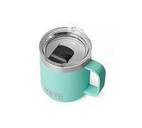YETI Rambler Stackable Mug with Durasip Ceramic Lining, Vacuum Insulated Stainless Steel Mug with Magslider Lid, Seafoam, 10 oz (295 ml)