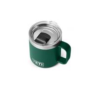 YETI Rambler Stackable Mug with Durasip Ceramic Lining, Vacuum Insulated Stainless Steel Mug with Magslider Lid, Black Forest Green, 10 oz (295 ml)