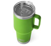 YETI Rambler Straw Mug, Gobelet isotherme sous vide en acier inoxydable avec membre fort, vert canopy, 35 oz (1035 ml)
