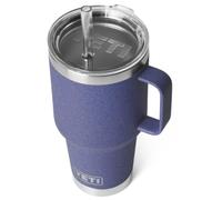 YETI Rambler Straw Mug, Stainless Steel Vacuum Insulated Mug with Stronghold Lid, Moon Dust, 35 oz (1035 ml)