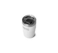 YETI Rambler Tasse à expresso empilable en acier inoxydable avec couvercle MagSlider, 236 ml, blanc