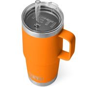 YETI Rambler Tasse à paille, en acier inoxydable avec couvercle hermétique et robuste, crabe royal, 739 ml