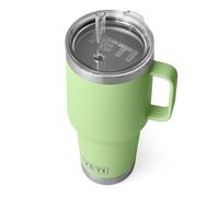 YETI Rambler Tasse à paille, en acier inoxydable avec couvercle hermétique et robuste, vert citron, 1 l