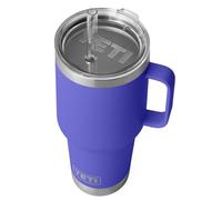 YETI Rambler Tasse à paille, en acier inoxydable avec couvercle hermétique et robuste, violet outremer, 1 l
