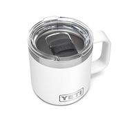 YETI Rambler Tasse empilable isotherme en acier inoxydable avec couvercle MagSlider, 295 ml, blanc