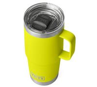 YETI Rambler Travel Mug, Stainless Steel Vacuum Insulated Mug with Stronghold Lid, Firefly Yellow, 20 oz (591 ml)