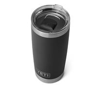 YETI Rambler Tumbler Gobelet isotherme en acier inoxydable avec couvercle Magslider, noir, 591 ml