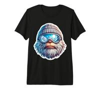 Yeti Ski Abominable Snowman Ski Resort T-Shirt Haut de Gamme