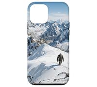 Yeti Snow Mountain Peak Graphique mystère de créature cachée Coque pour iPhone 12 Mini