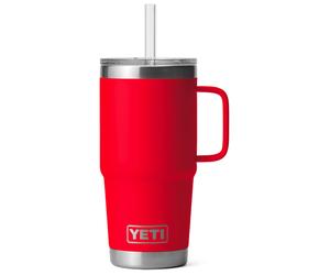 Yeti - Tasse isotherme - Rambler 25 Oz Straw Mug Rescue Red en Bois - Rouge Rouge