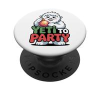 Yeti to Party Bonhomme de Neige Abominable PopSockets PopGrip Adhésif