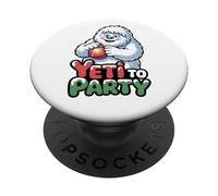 Yeti to Party Bonhomme de Neige Abominable PopSockets PopGrip Adhésif
